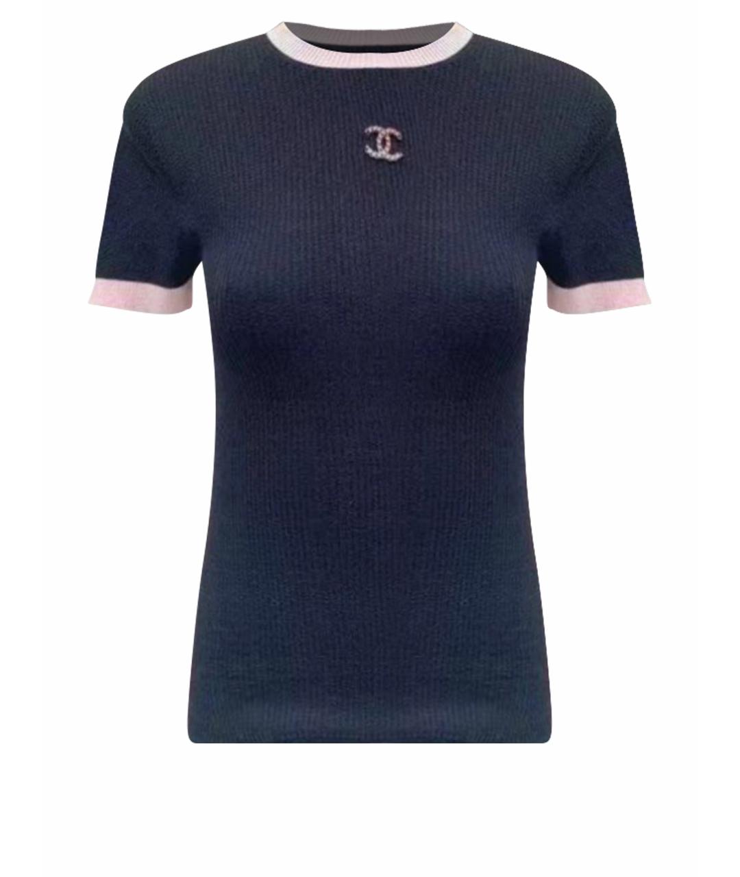 CHANEL Черная футболка, фото 1
