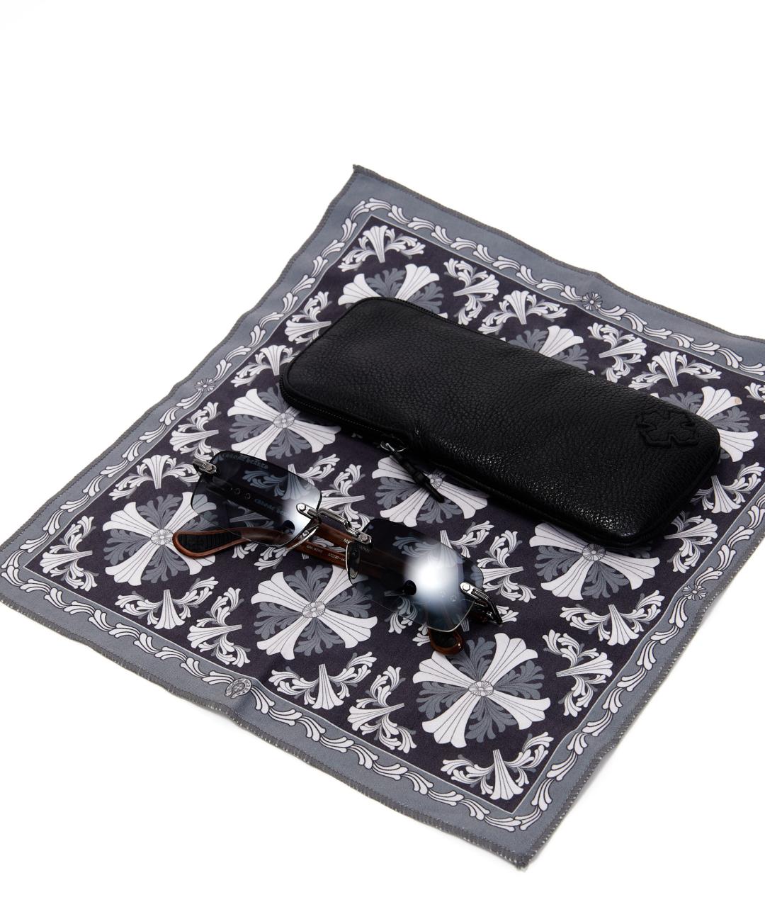 CHROME HEARTS Коричневые деревянные солнцезащитные очки, фото 5