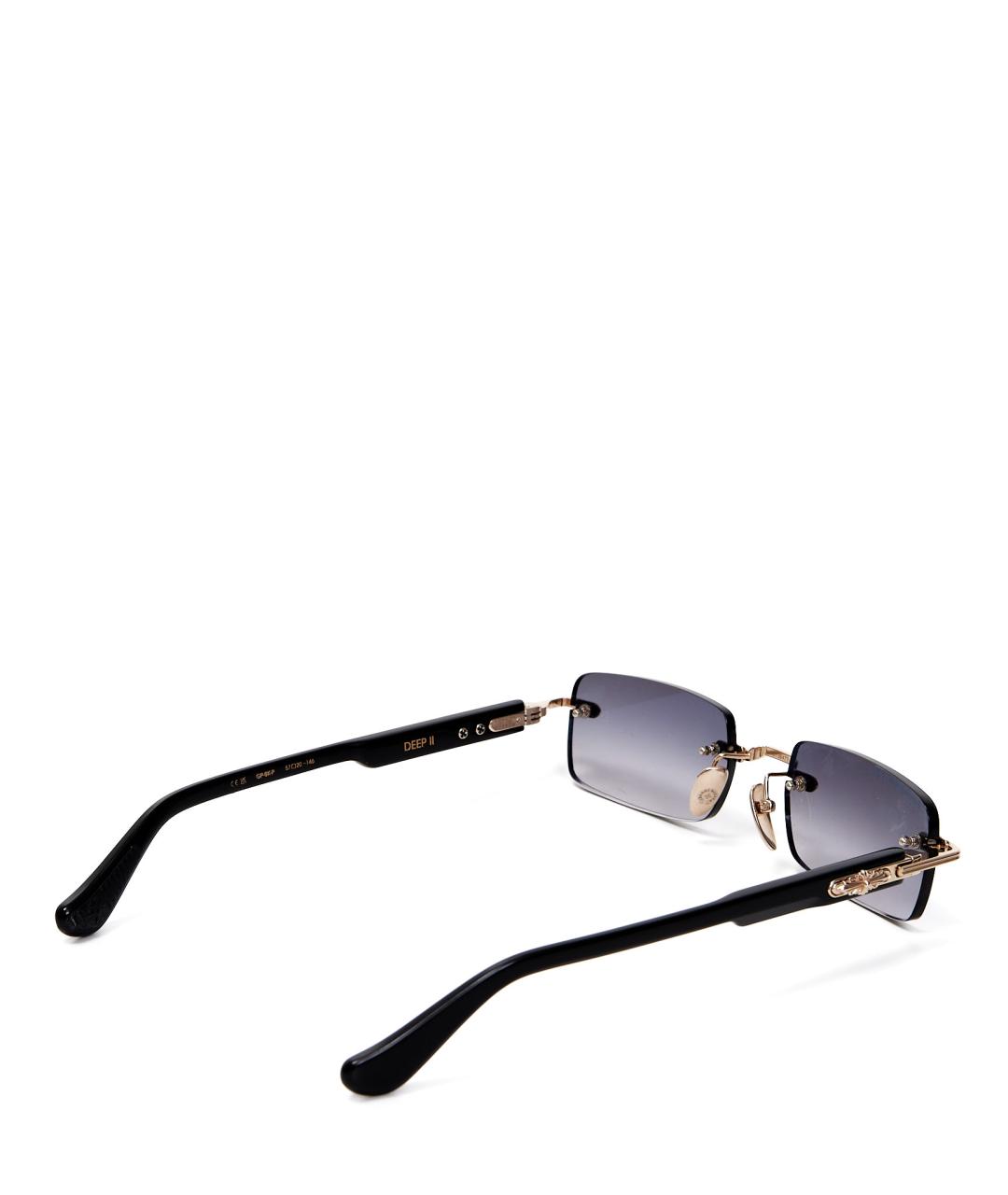 CHROME HEARTS Черные пластиковые солнцезащитные очки, фото 2