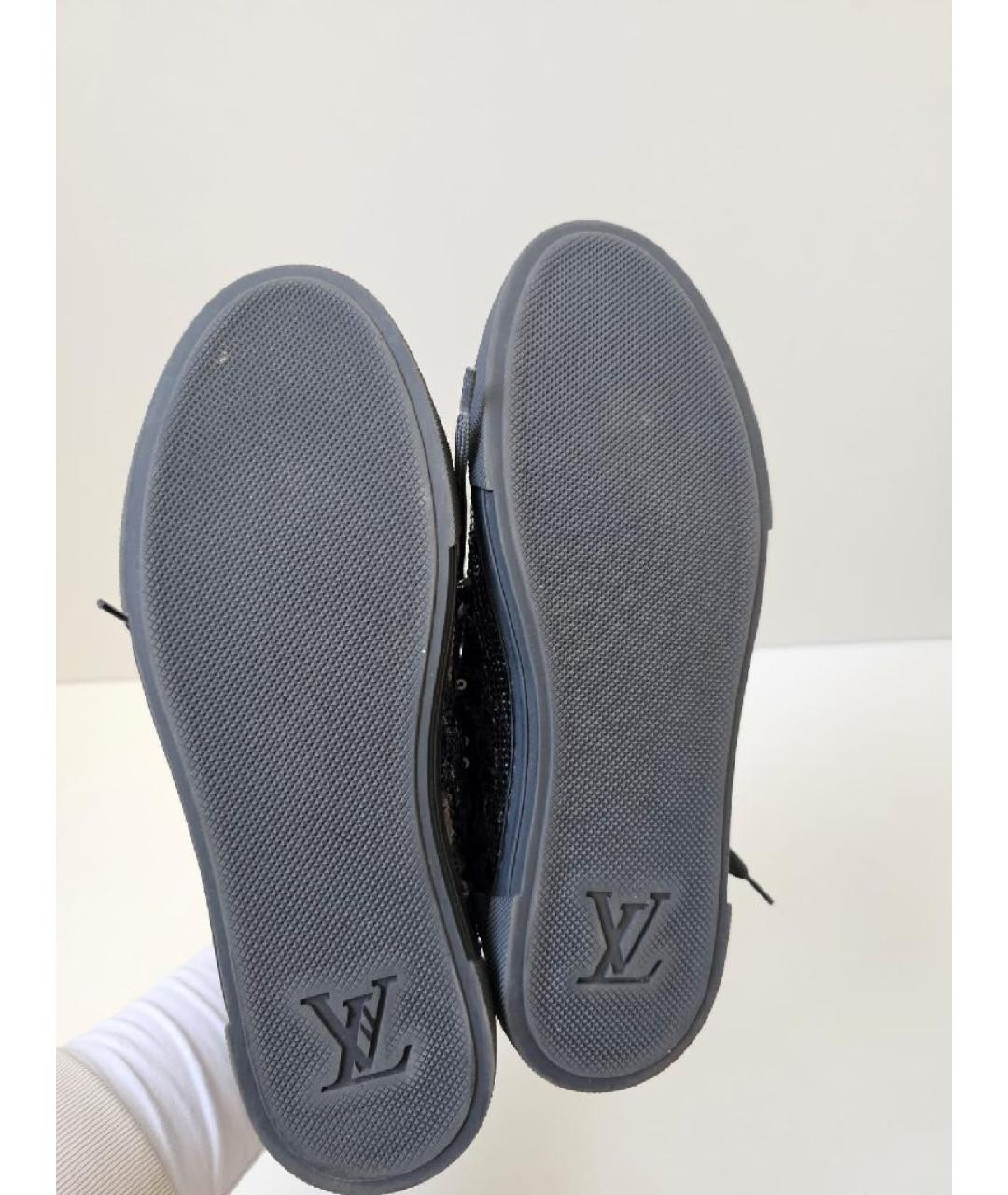 LOUIS VUITTON Черные кожаные ботинки, фото 6