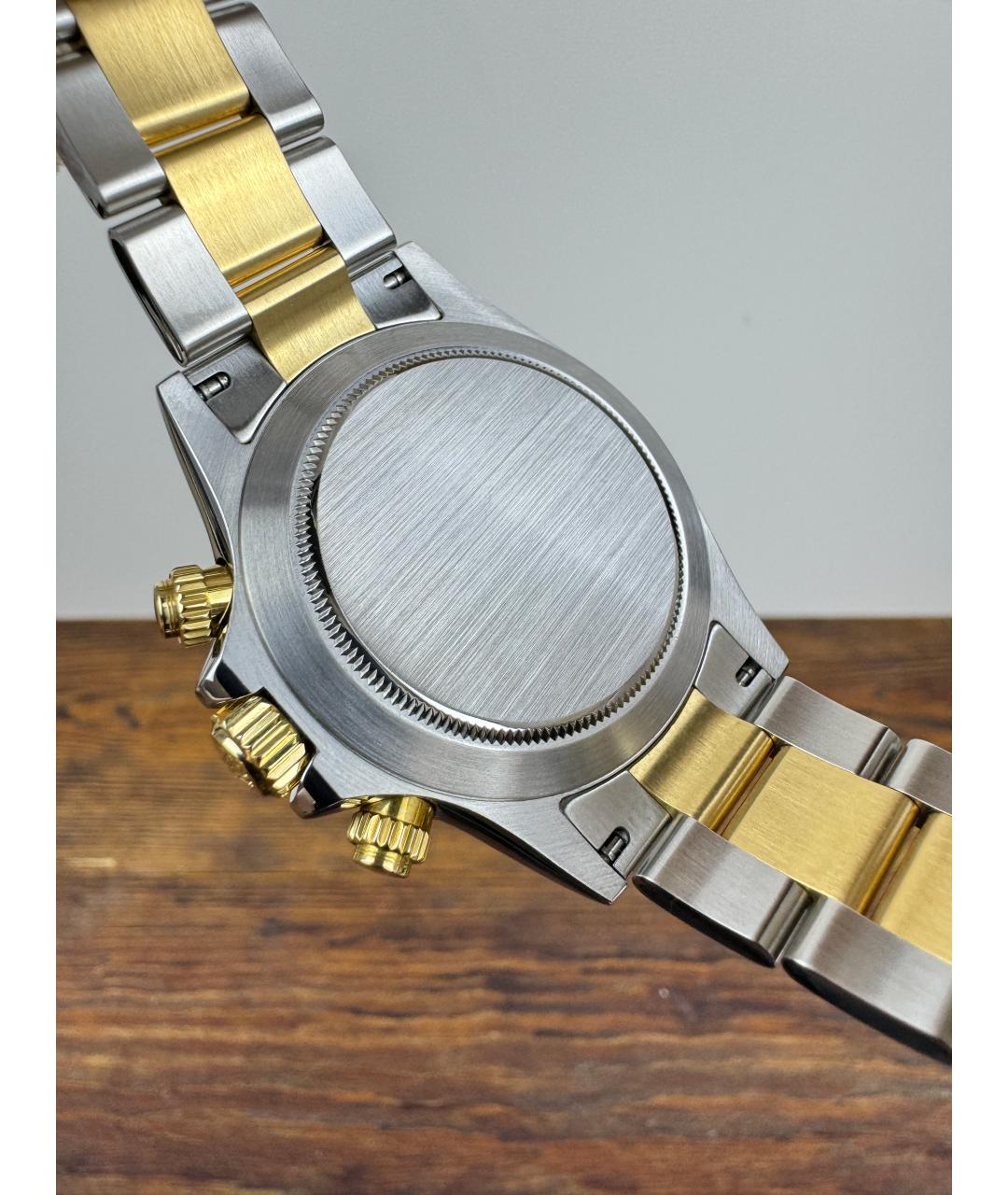 ROLEX Белые часы из желтого золота, фото 7
