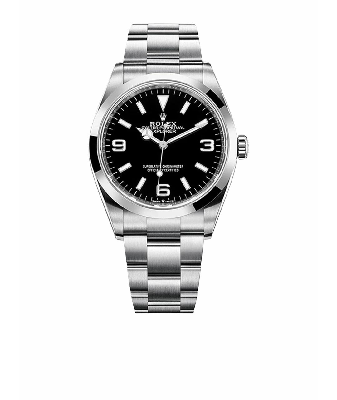 ROLEX Черные часы, фото 1