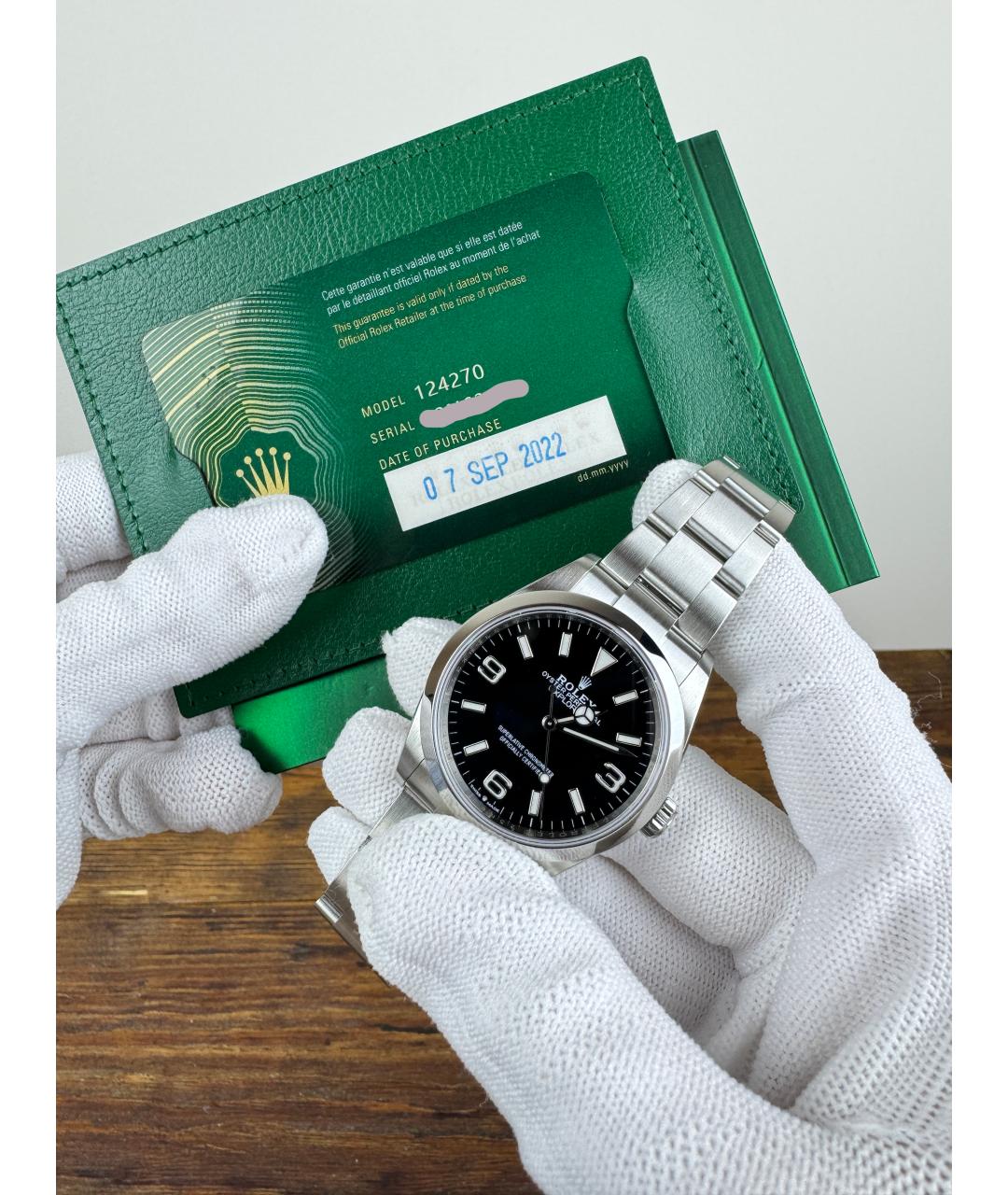 ROLEX Черные часы, фото 2