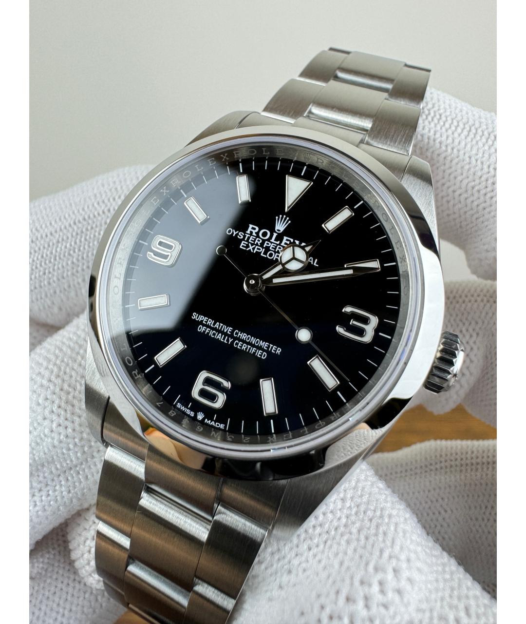 ROLEX Черные часы, фото 3