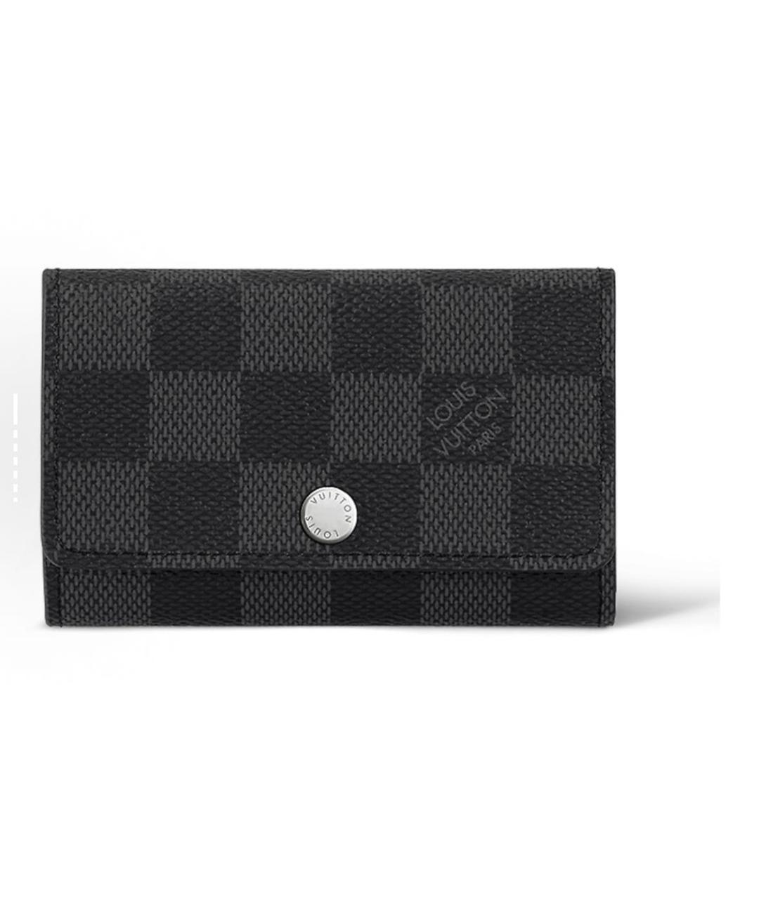 LOUIS VUITTON Черный кошелек, фото 5