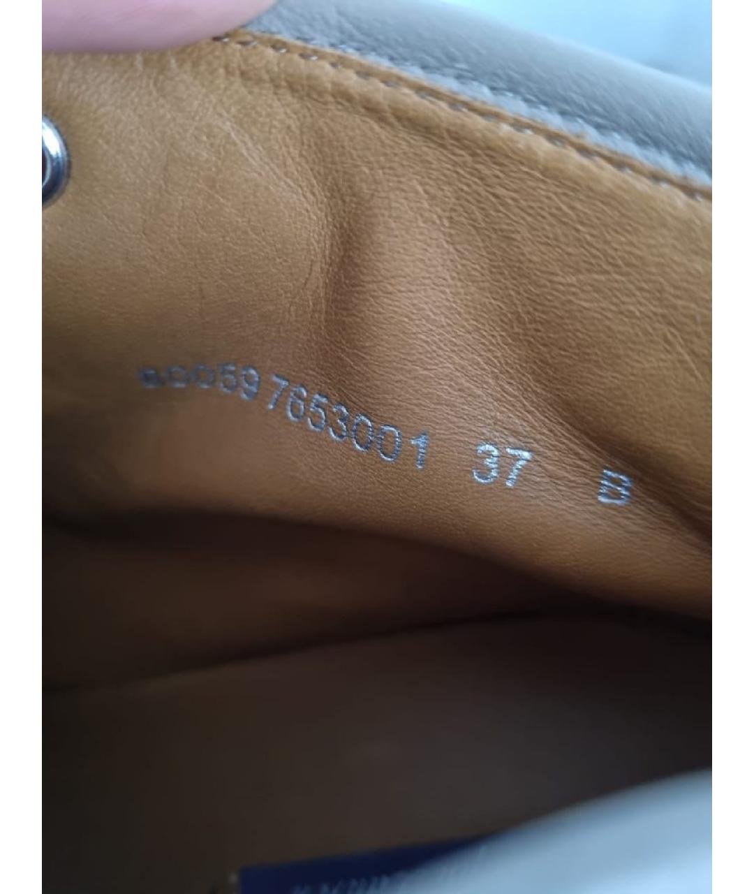 RALPH LAUREN Коралловые кожаные кеды, фото 9