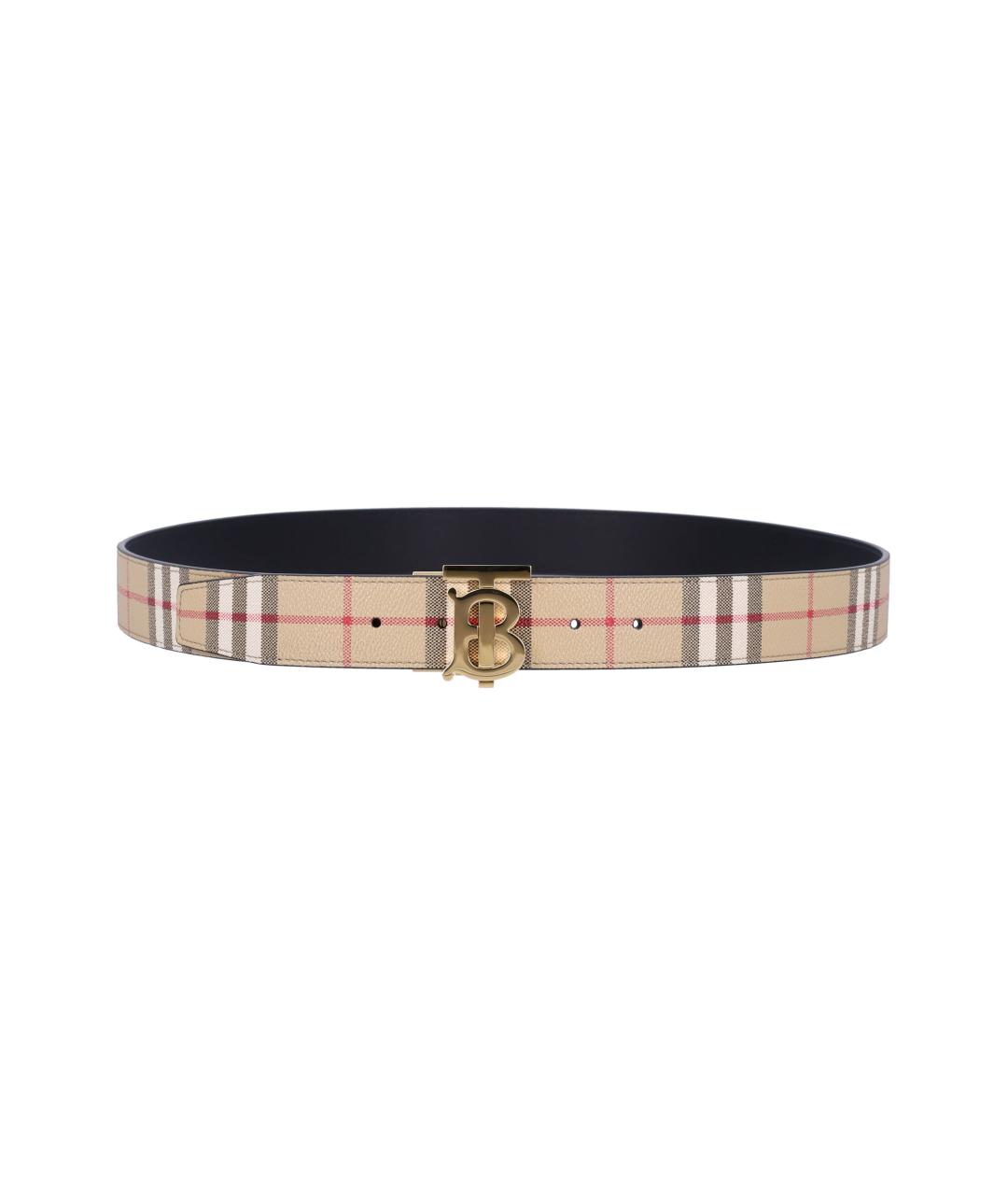 BURBERRY Бежевый ремень, фото 2