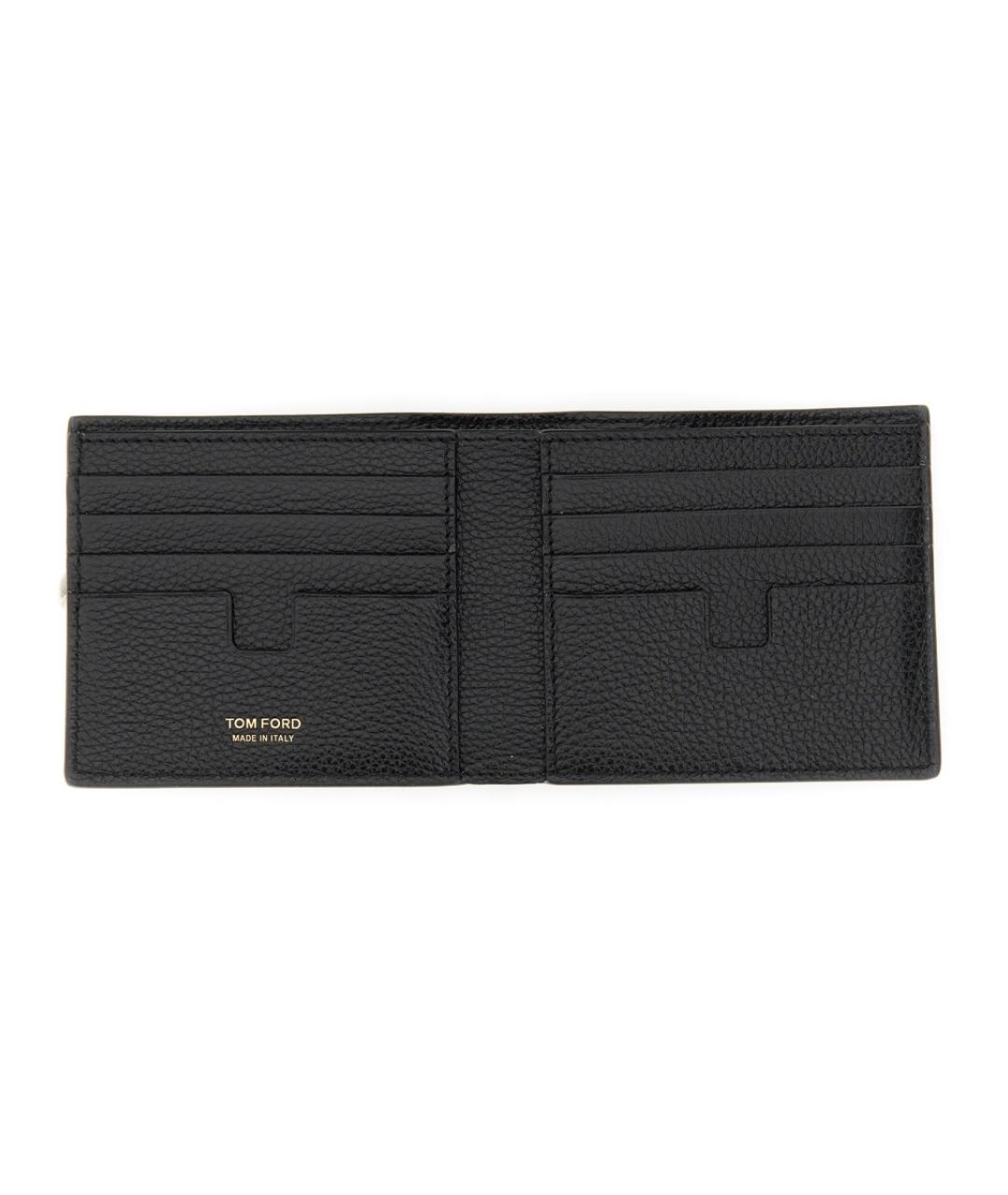 TOM FORD Черный кожаный кошелек, фото 5