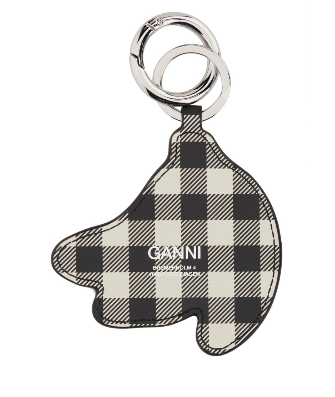 GANNI Черный брелок, фото 2
