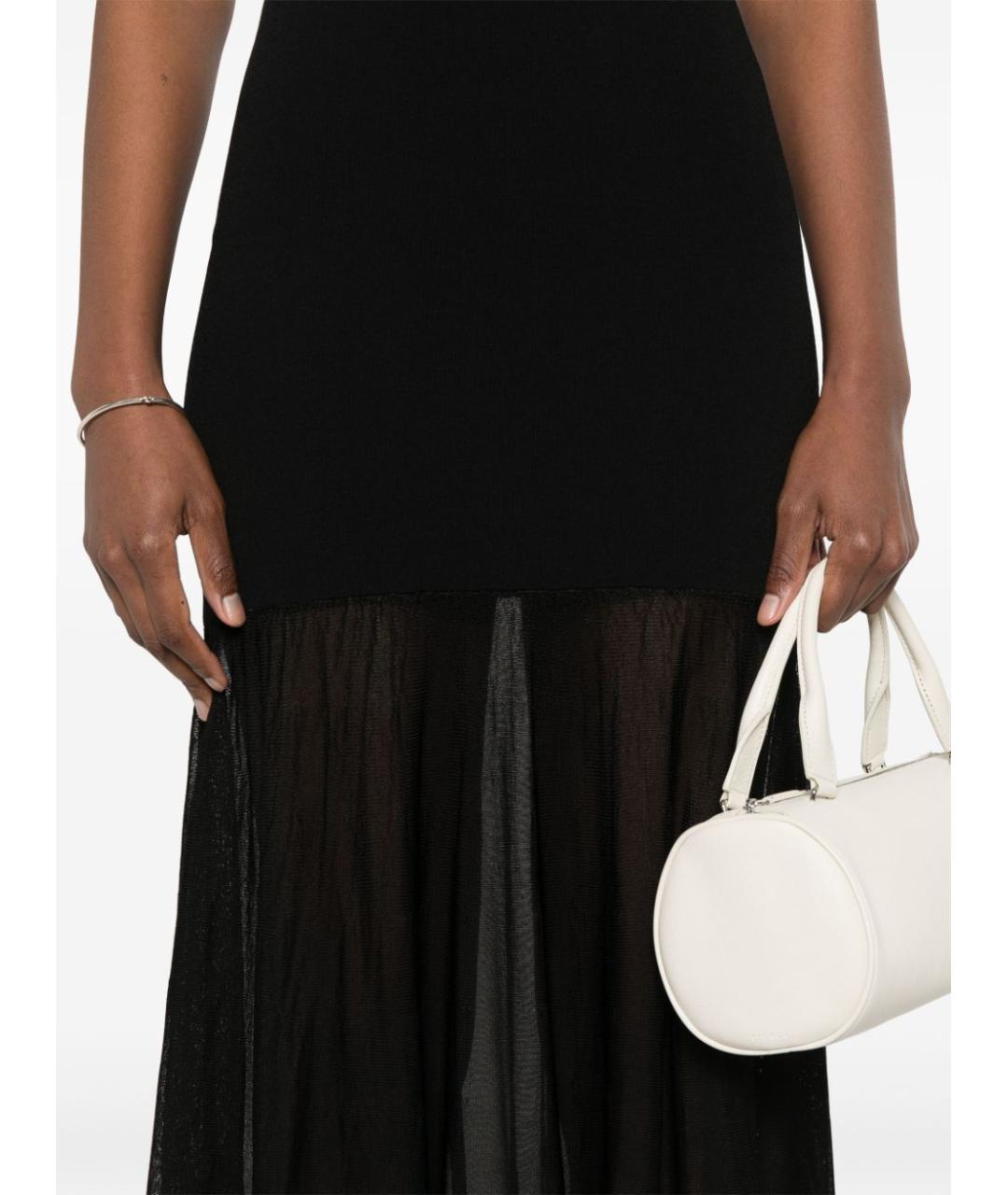 TOTEME Черное вискозное вечернее платье, фото 3