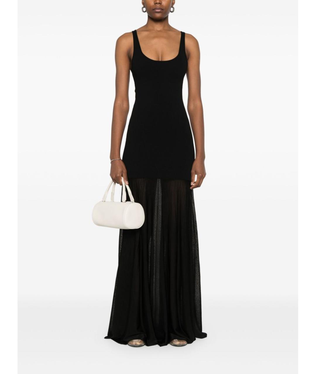 TOTEME Черное вискозное вечернее платье, фото 4