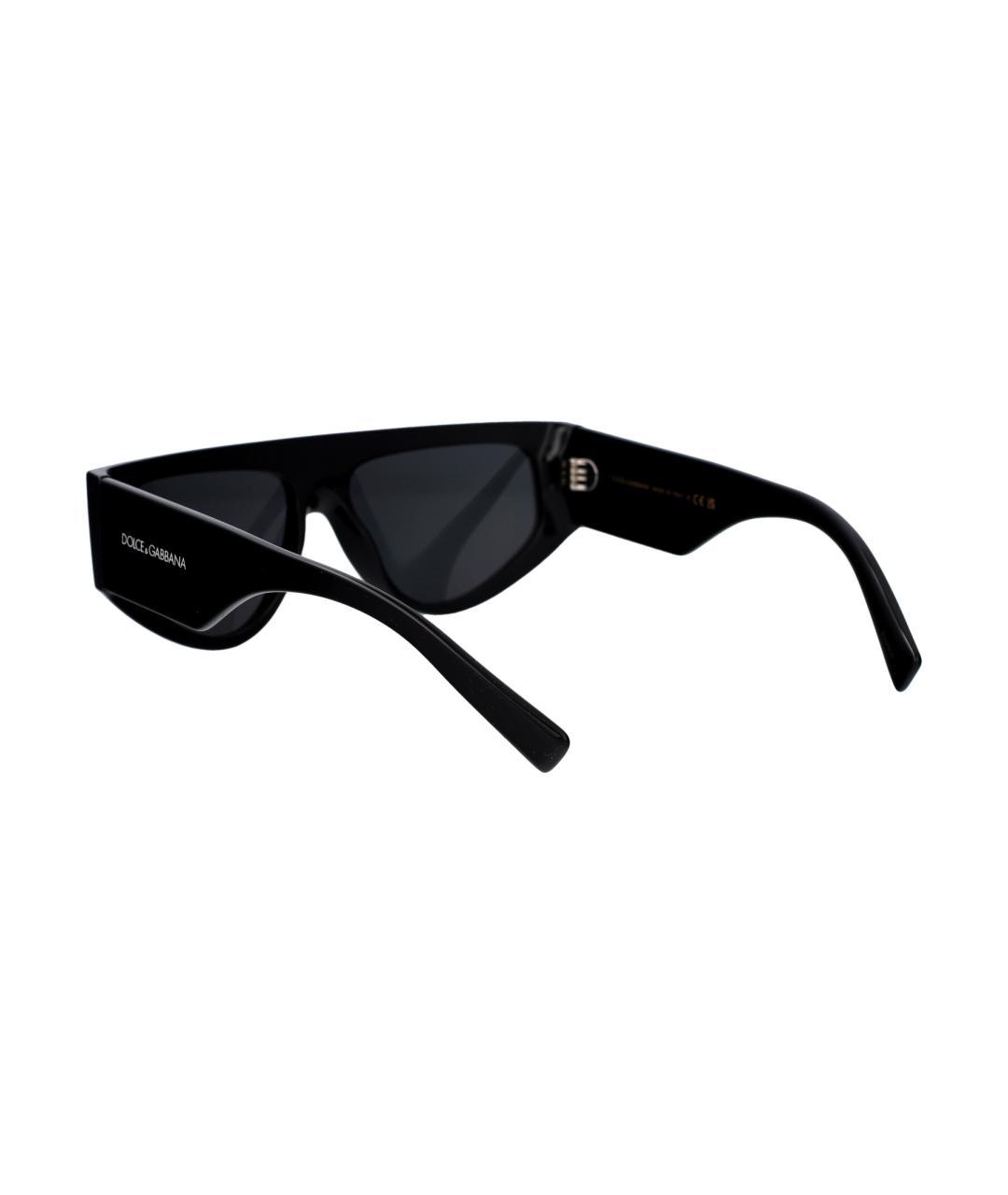 DOLCE&GABBANA Черные пластиковые солнцезащитные очки, фото 4