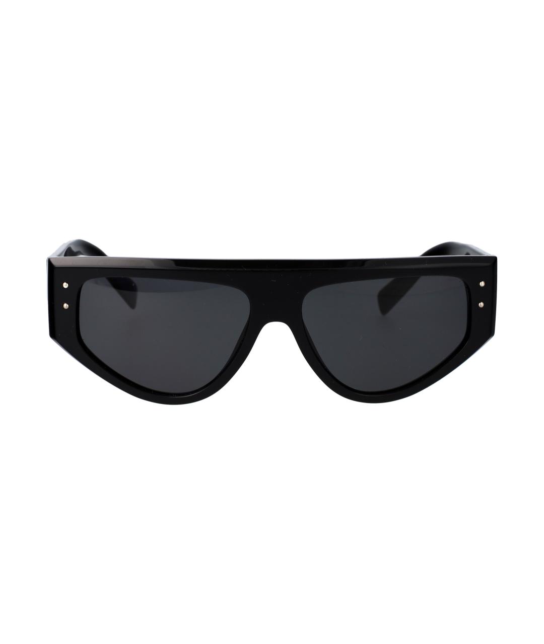 DOLCE&GABBANA Черные пластиковые солнцезащитные очки, фото 1