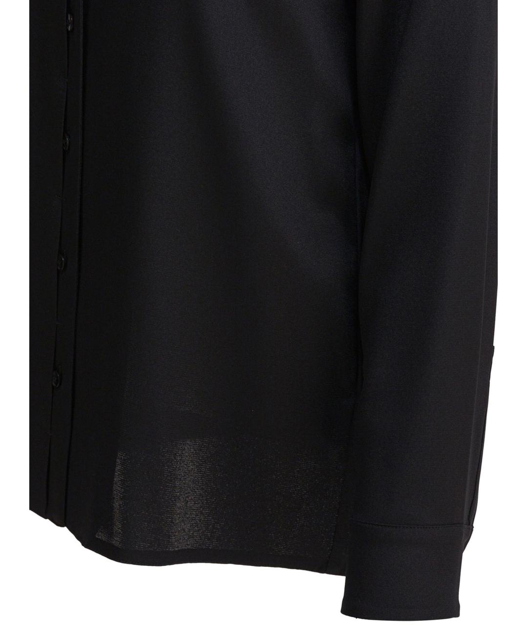 MAX MARA Черная шелковая рубашка, фото 4