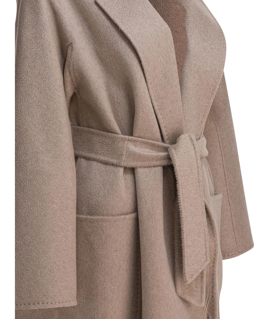 MAX MARA Бежевое кашемировое пальто, фото 4