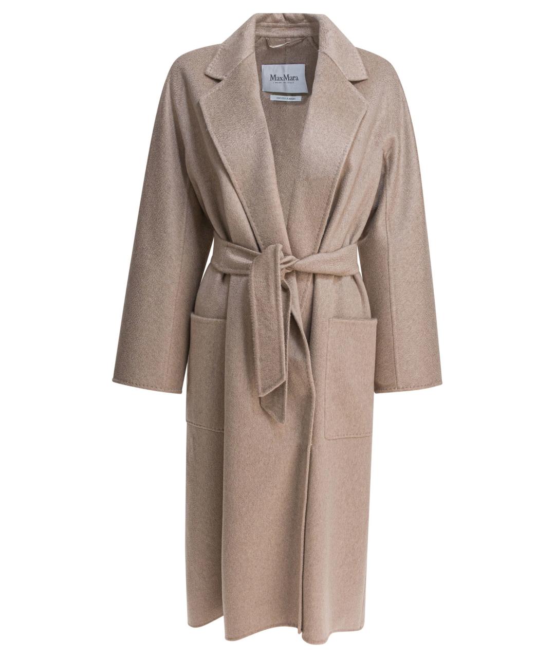 MAX MARA Бежевое кашемировое пальто, фото 1