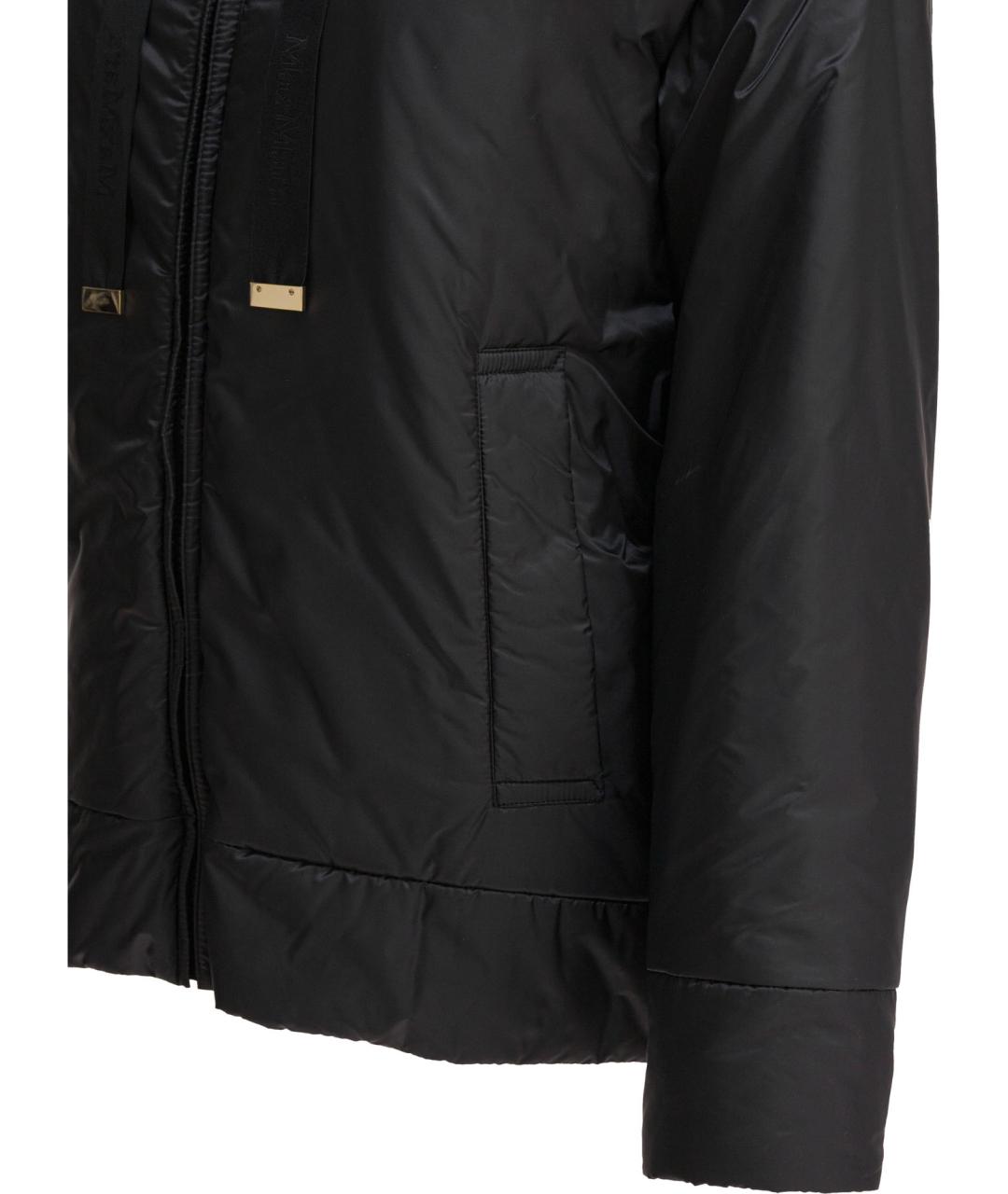 MAX MARA Черная полиэстеровая куртка, фото 4