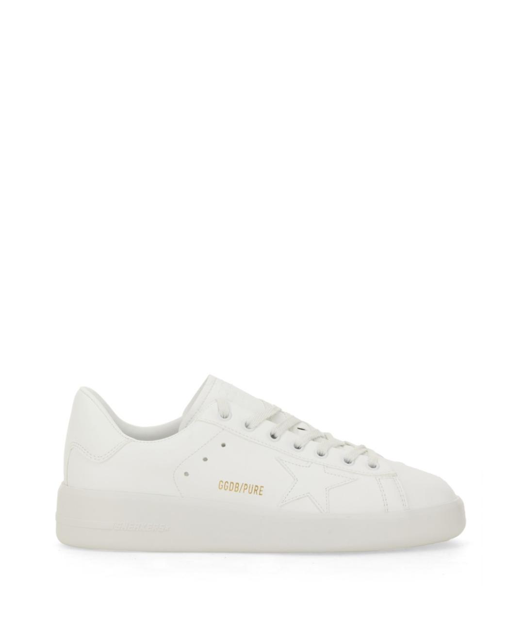 GOLDEN GOOSE DELUXE BRAND Белые кожаные кеды, фото 1