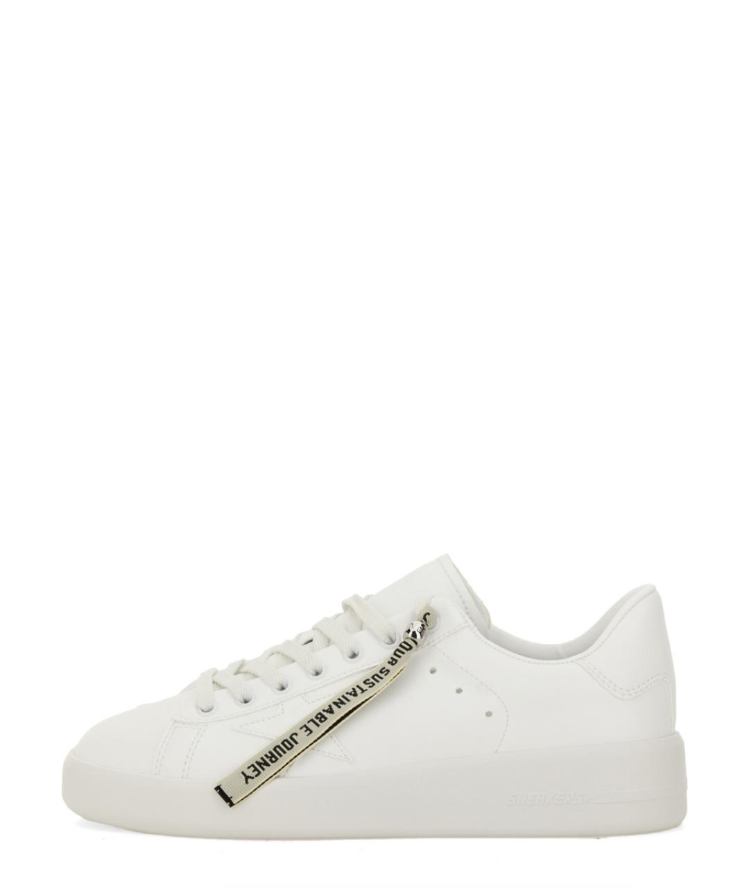 GOLDEN GOOSE DELUXE BRAND Белые кожаные кеды, фото 4