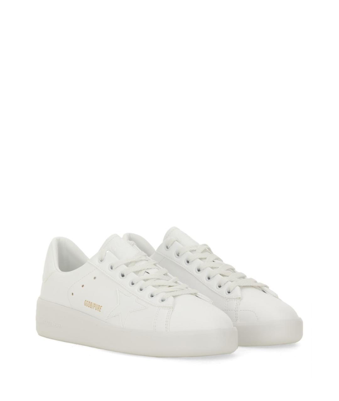 GOLDEN GOOSE DELUXE BRAND Белые кожаные кеды, фото 2