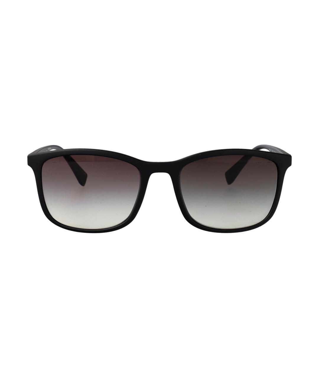 PRADA Черные пластиковые солнцезащитные очки, фото 1