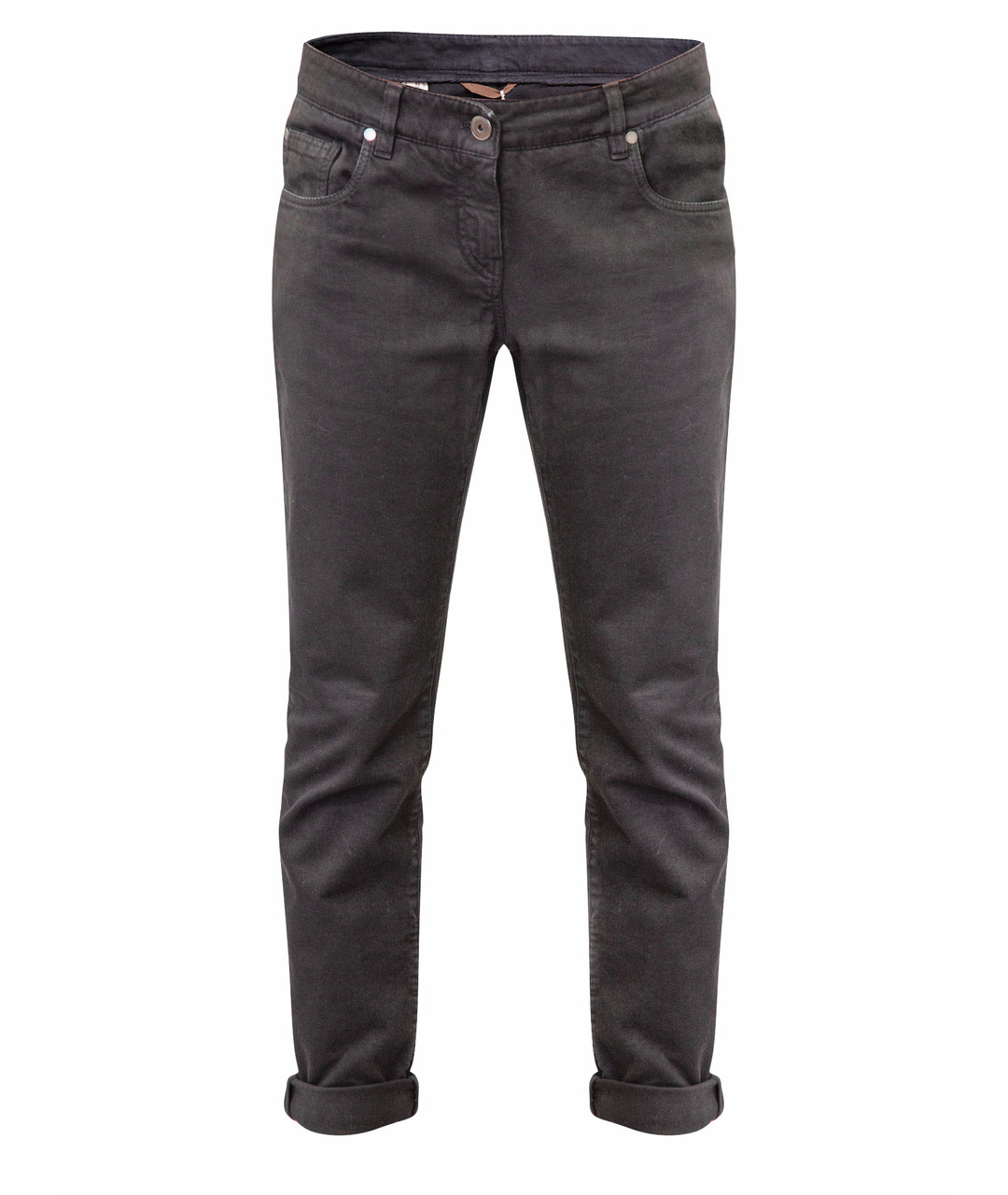 BRUNELLO CUCINELLI Черные хлопковые джинсы слим, фото 1