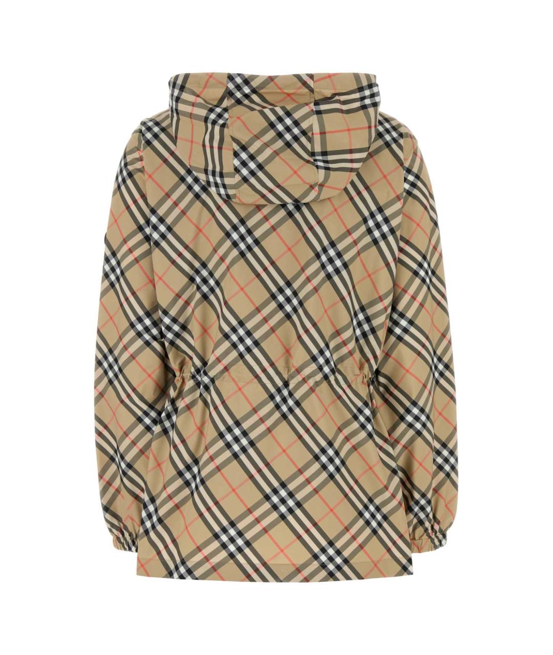 BURBERRY Бежевая полиэстеровая парка, фото 2