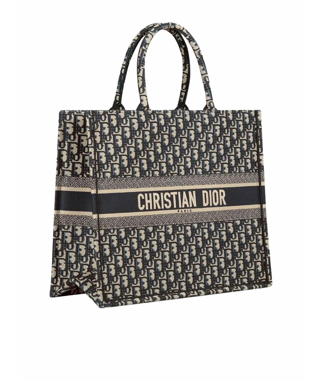 CHRISTIAN DIOR Тканевая сумка тоут, фото 1