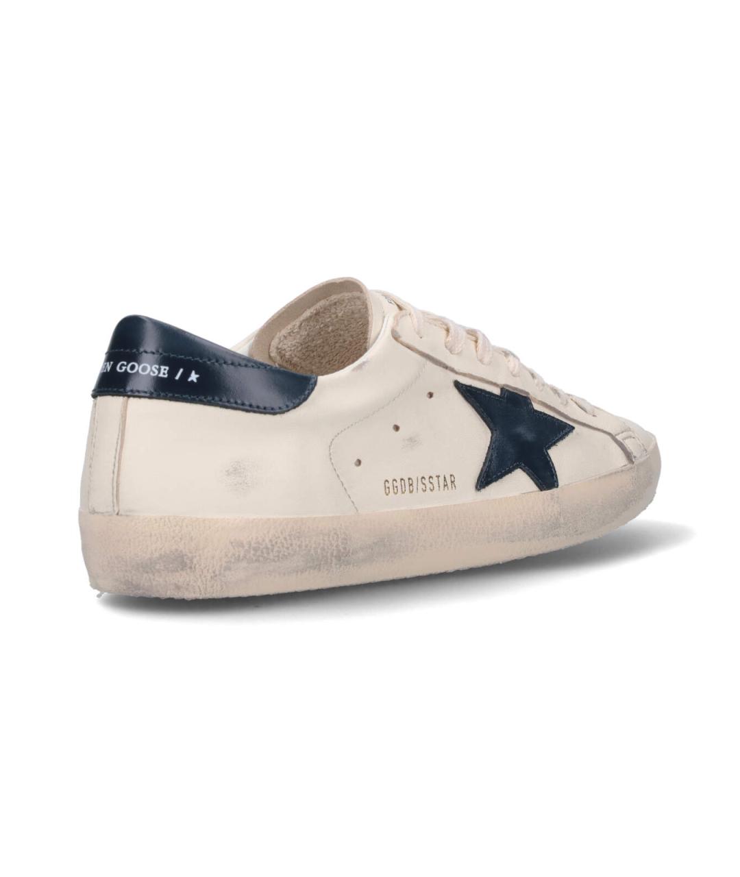 GOLDEN GOOSE DELUXE BRAND Бежевые низкие кроссовки / кеды, фото 4