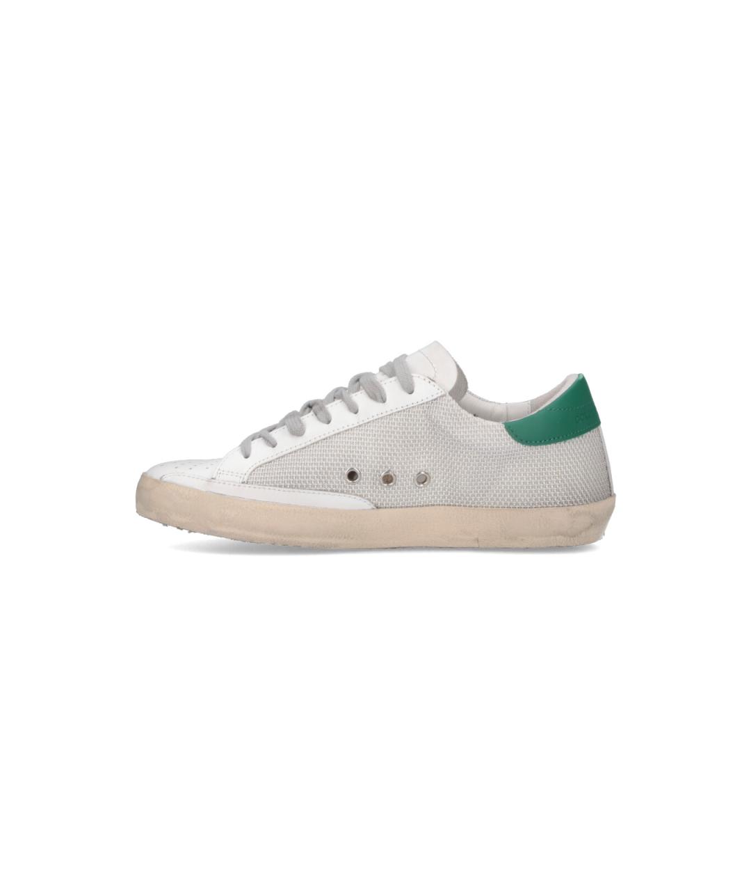 GOLDEN GOOSE DELUXE BRAND Серые синтетические низкие кроссовки / кеды, фото 3