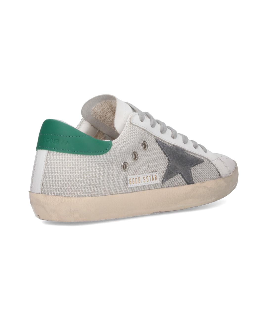 GOLDEN GOOSE DELUXE BRAND Серые синтетические низкие кроссовки / кеды, фото 4
