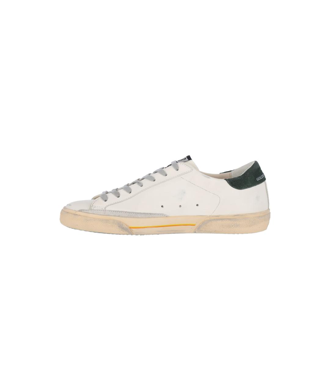GOLDEN GOOSE DELUXE BRAND Белые синтетические низкие кроссовки / кеды, фото 3