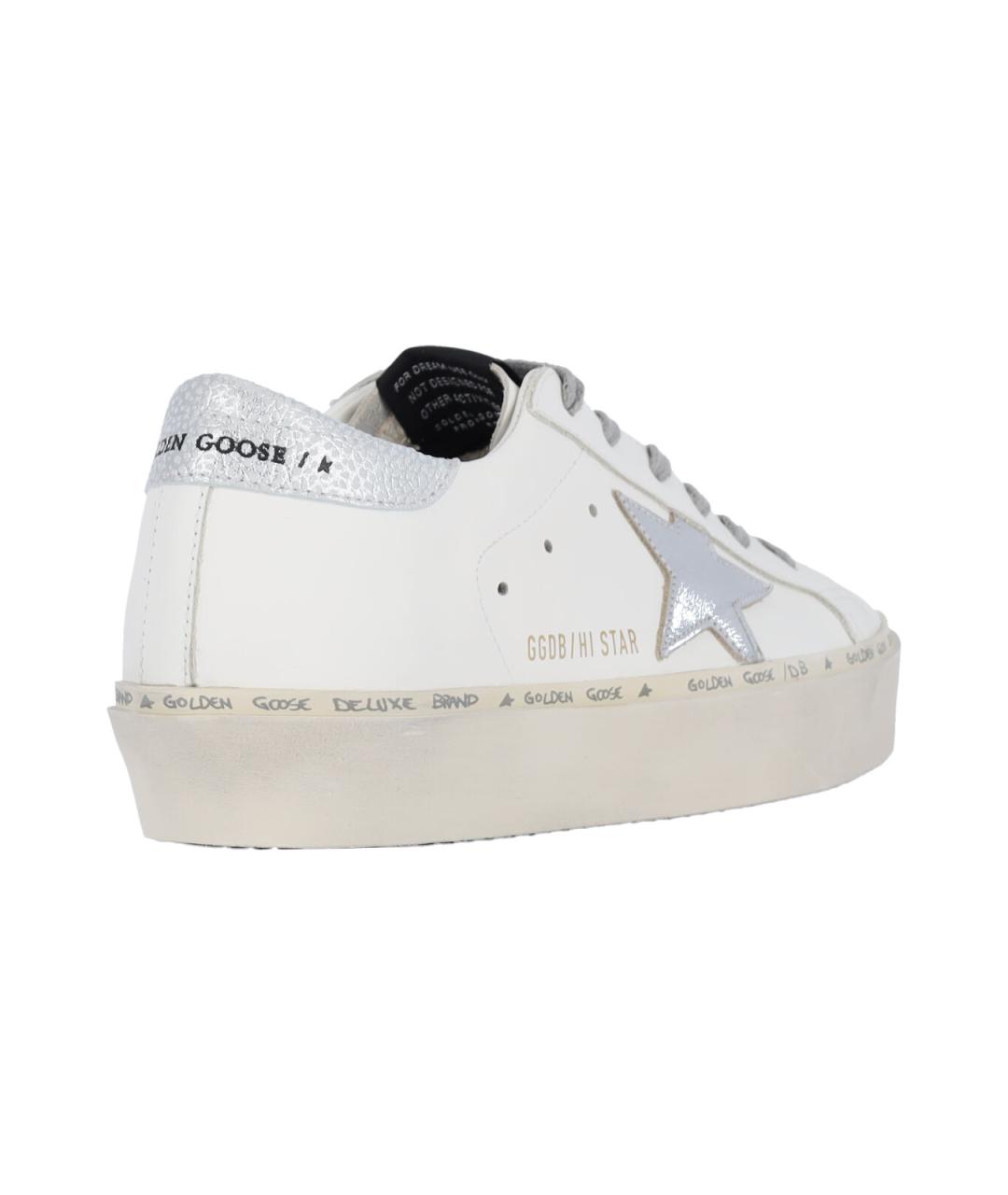 GOLDEN GOOSE DELUXE BRAND Белые кожаные кеды, фото 4