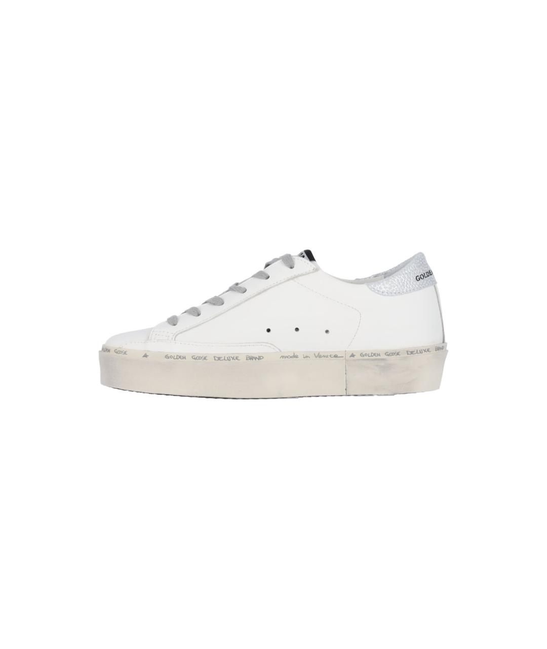 GOLDEN GOOSE DELUXE BRAND Белые кожаные кеды, фото 3