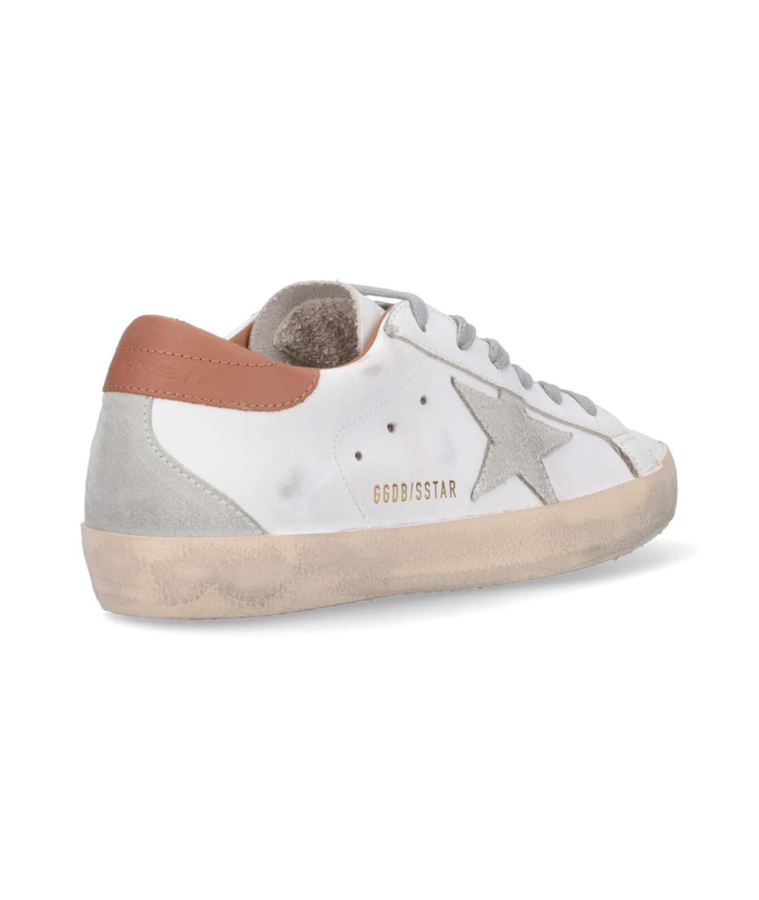 GOLDEN GOOSE DELUXE BRAND Белые кожаные кеды, фото 4