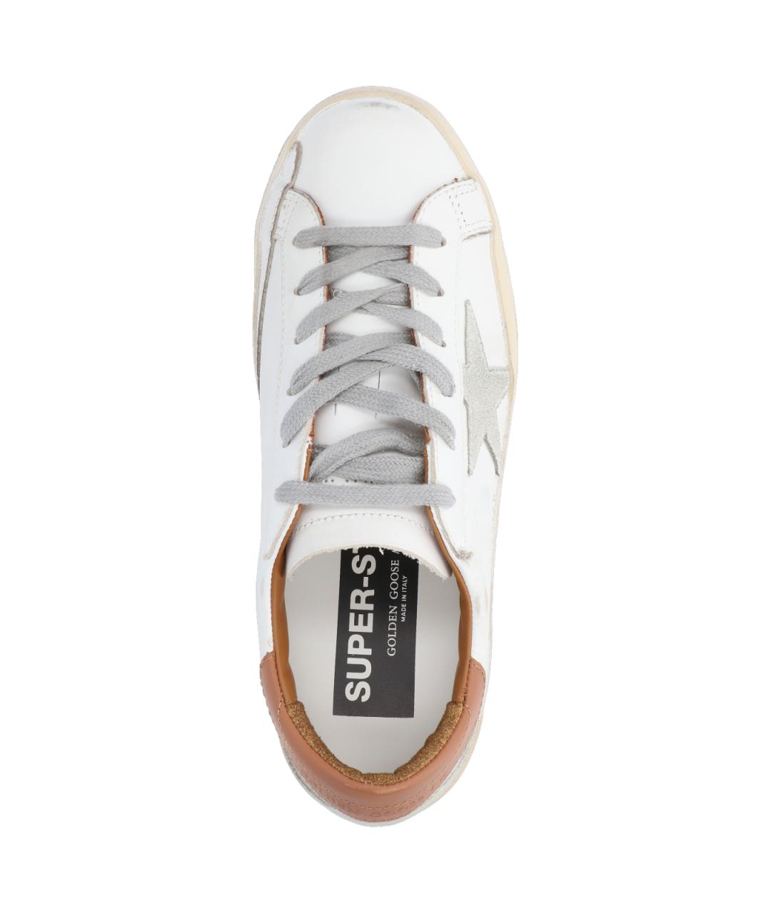 GOLDEN GOOSE DELUXE BRAND Белые кожаные кеды, фото 5