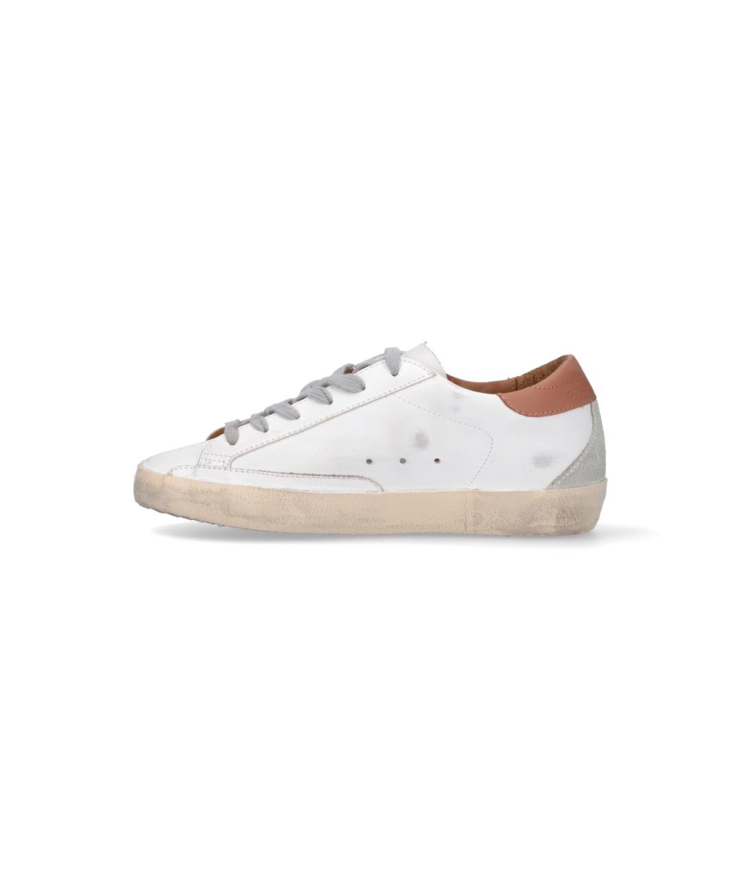 GOLDEN GOOSE DELUXE BRAND Белые кожаные кеды, фото 3