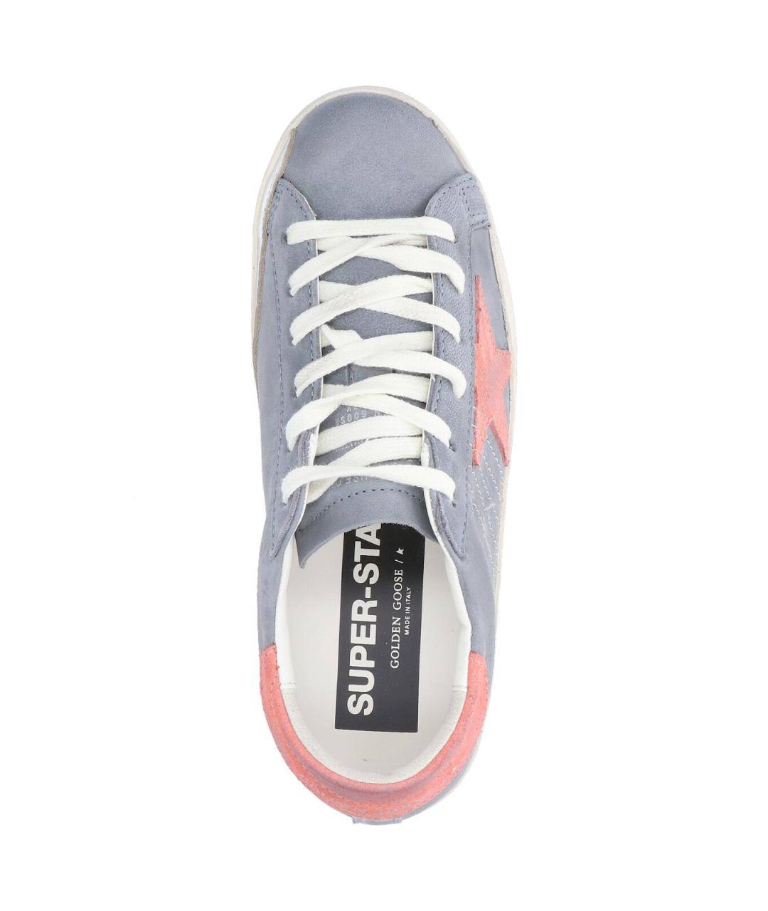 GOLDEN GOOSE DELUXE BRAND Синие замшевые кроссовки, фото 5