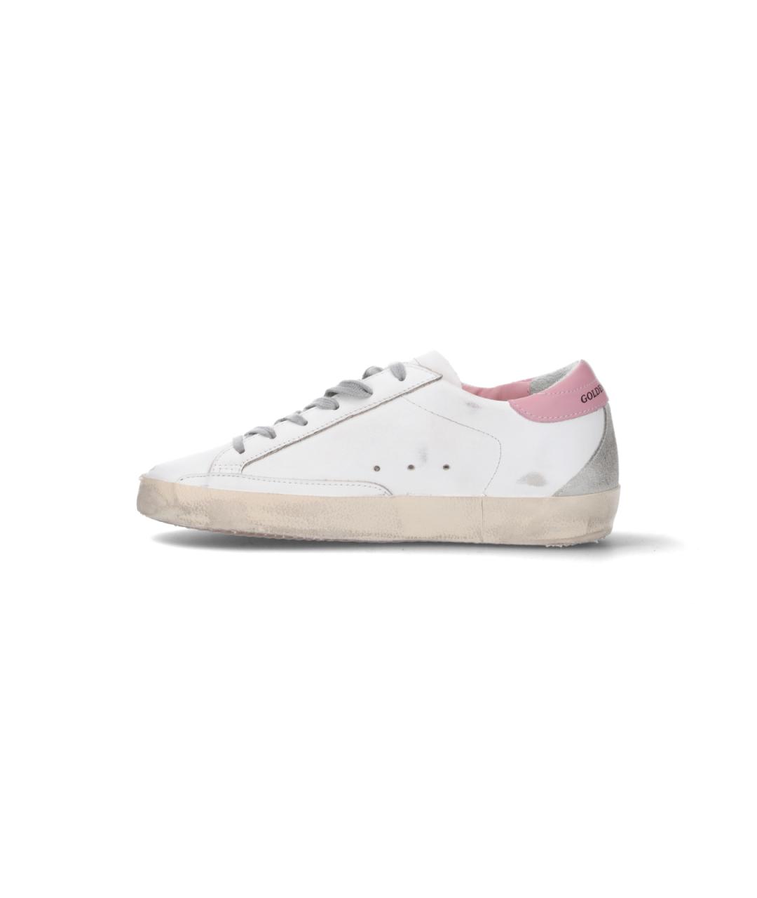 GOLDEN GOOSE DELUXE BRAND Белые кожаные кеды, фото 3