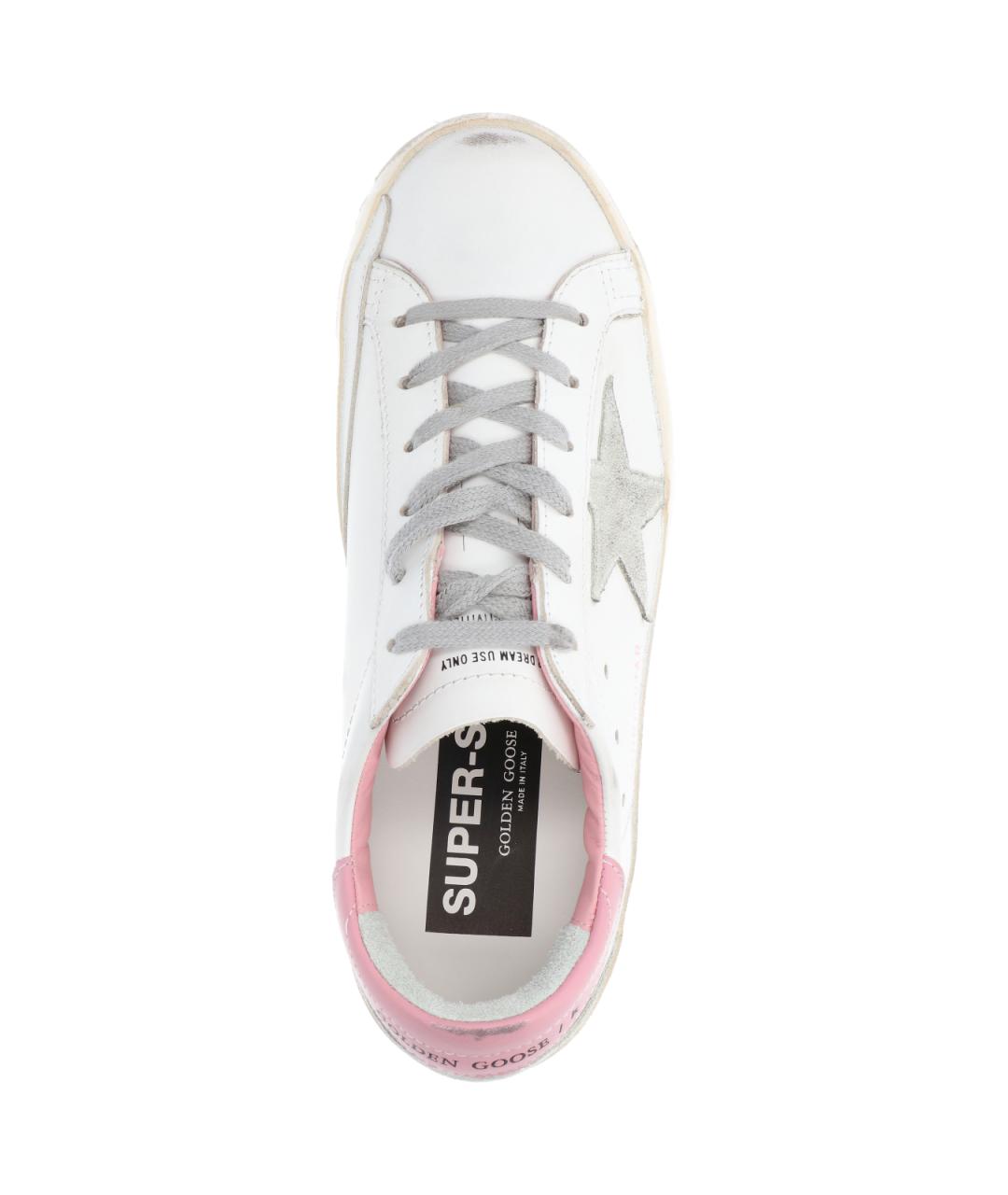 GOLDEN GOOSE DELUXE BRAND Белые кожаные кеды, фото 5