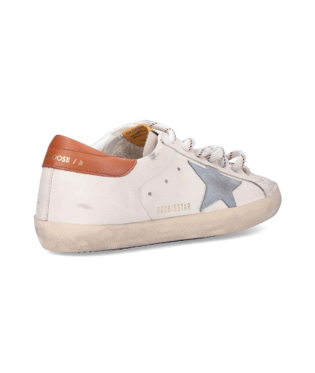 GOLDEN GOOSE DELUXE BRAND Белые низкие кроссовки / кеды, фото 4