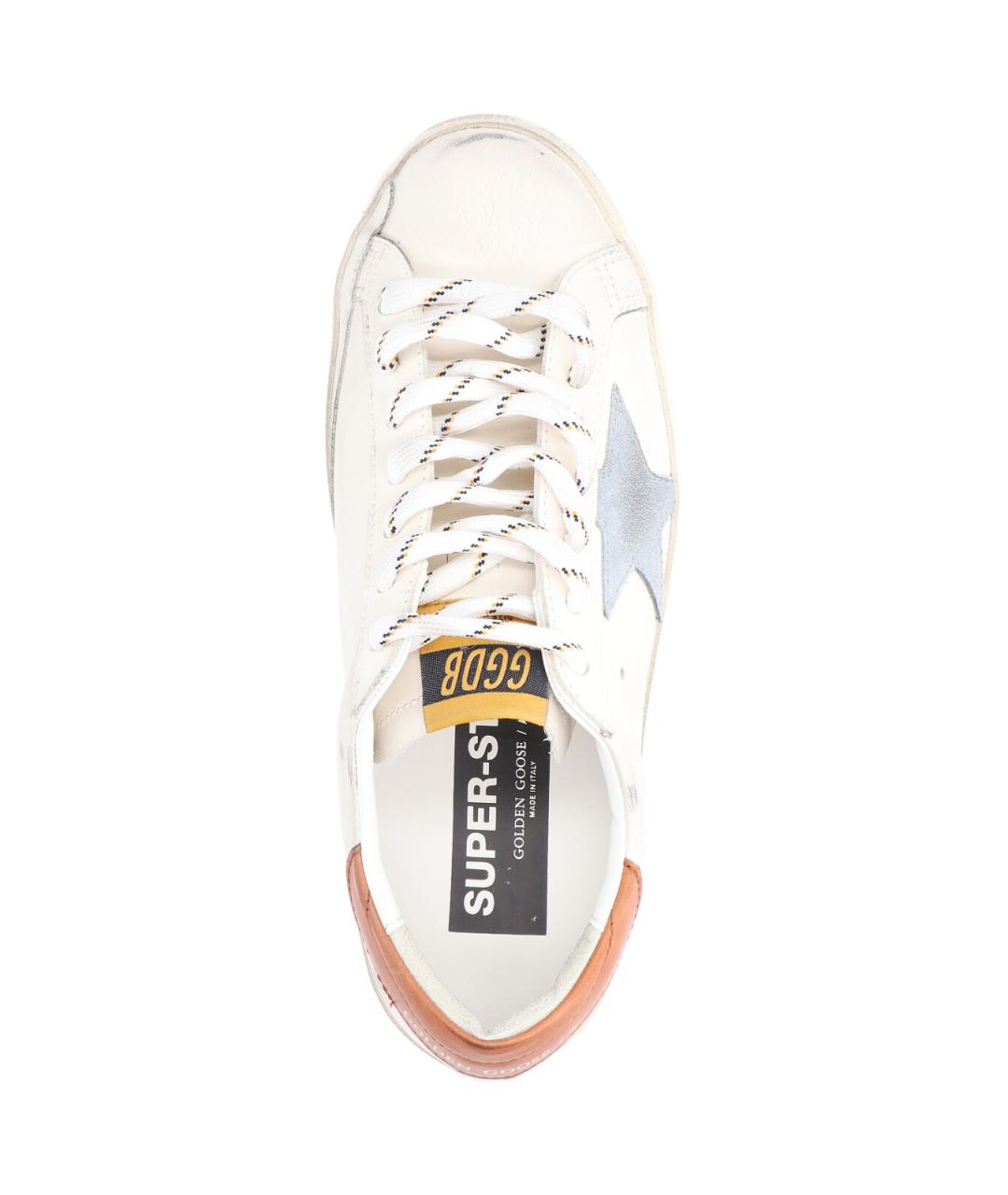 GOLDEN GOOSE DELUXE BRAND Белые низкие кроссовки / кеды, фото 5