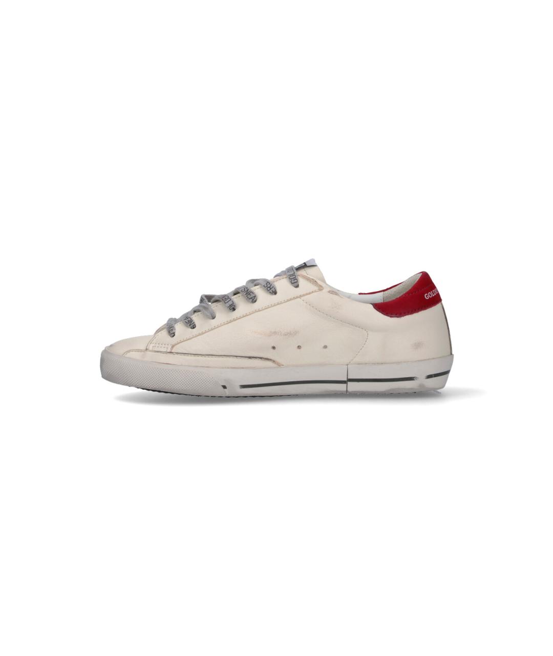 GOLDEN GOOSE DELUXE BRAND Белые синтетические низкие кроссовки / кеды, фото 3