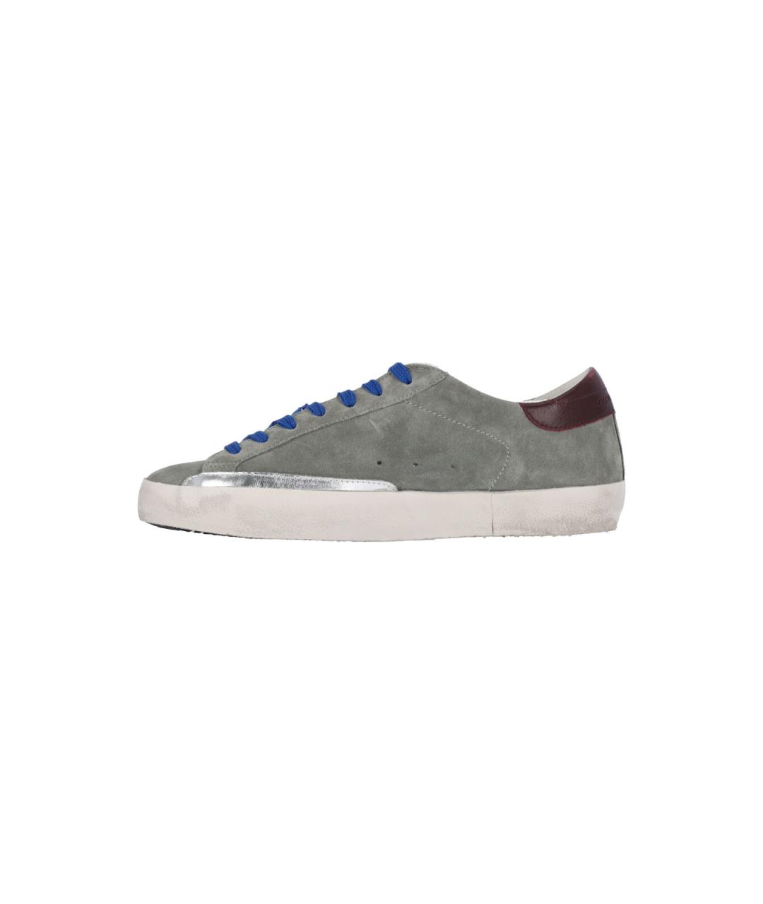 GOLDEN GOOSE DELUXE BRAND Зеленые замшевые низкие кроссовки / кеды, фото 3