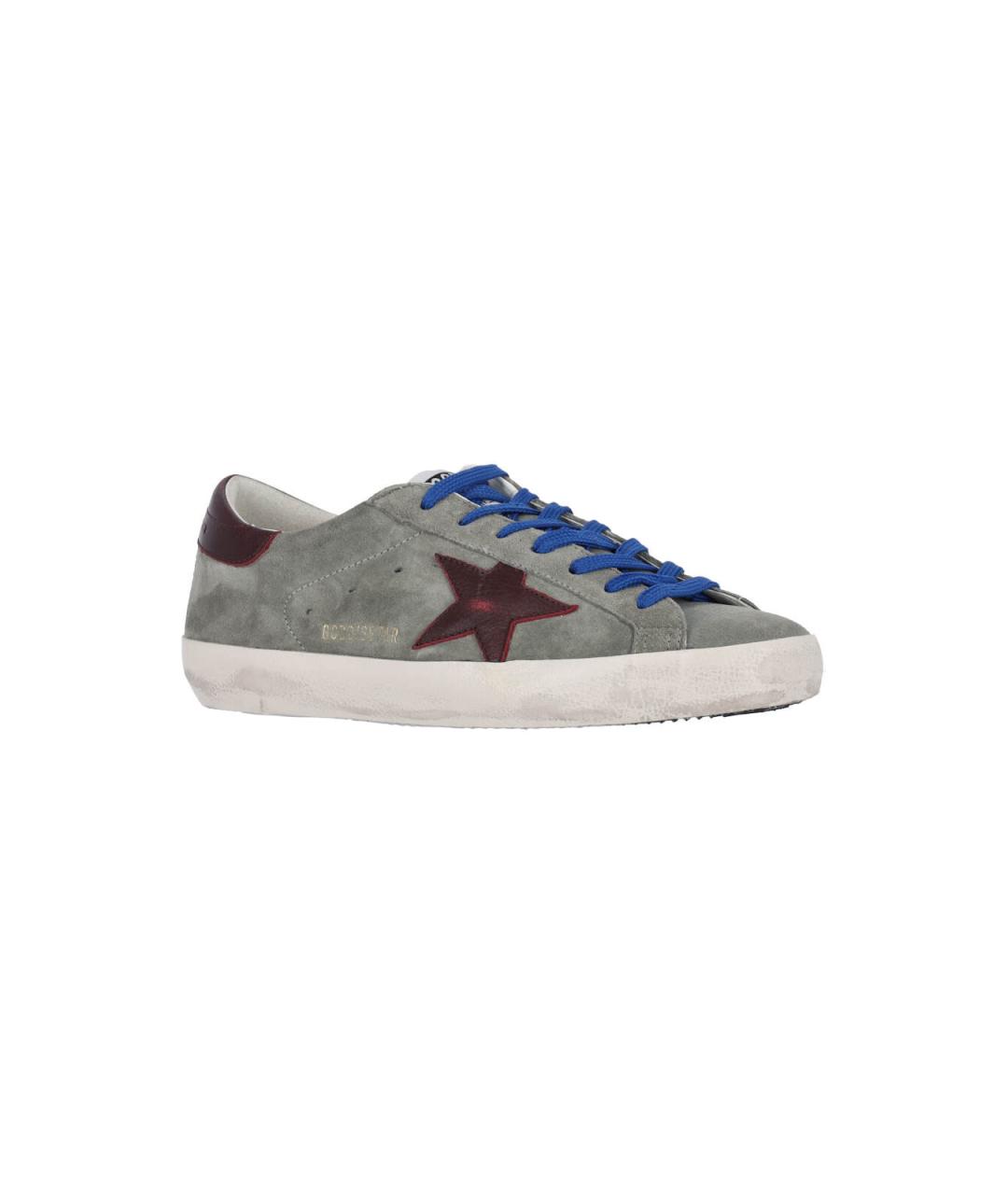 GOLDEN GOOSE DELUXE BRAND Зеленые замшевые низкие кроссовки / кеды, фото 2
