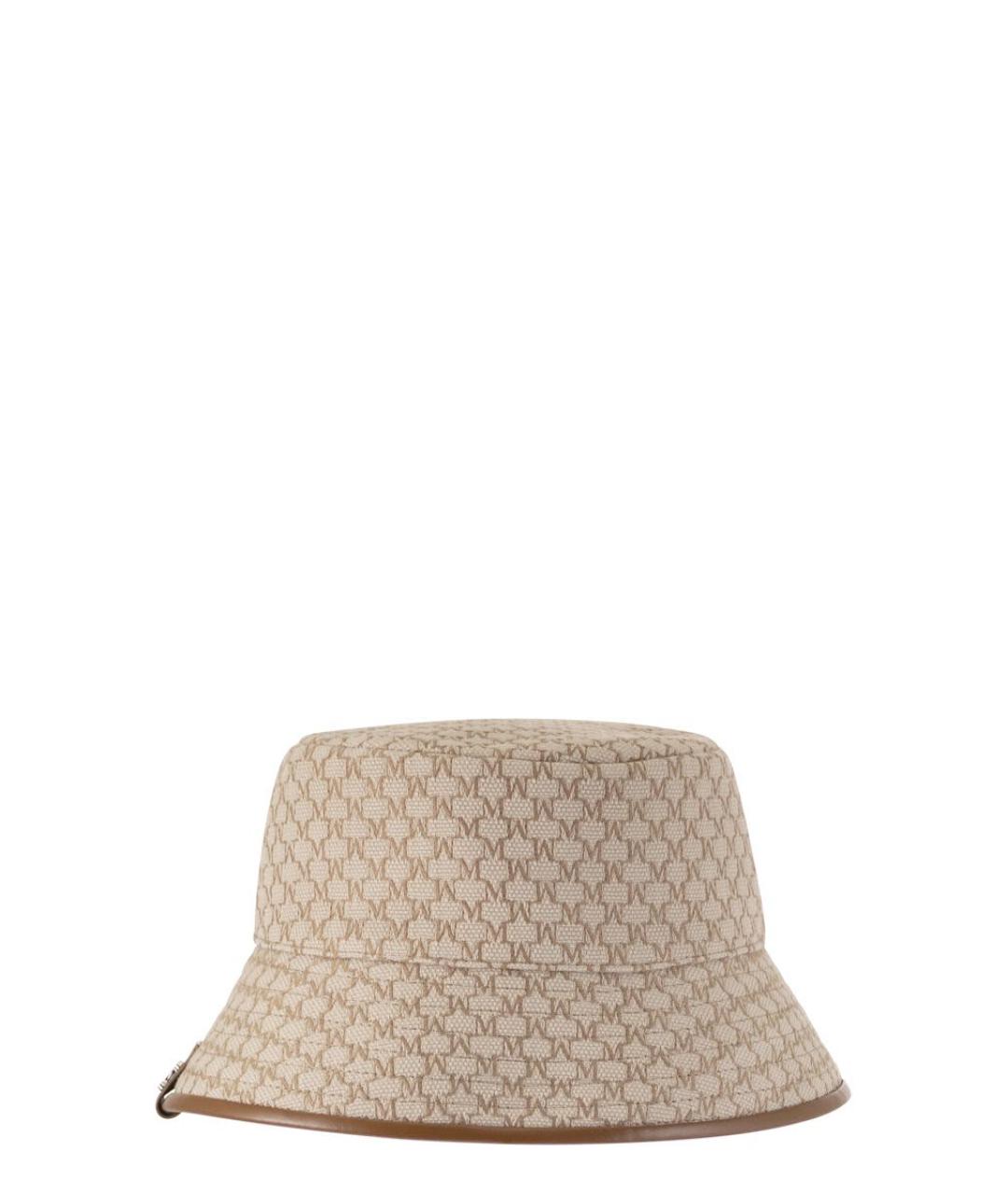 MAX MARA Коричневая хлопковая панама, фото 2