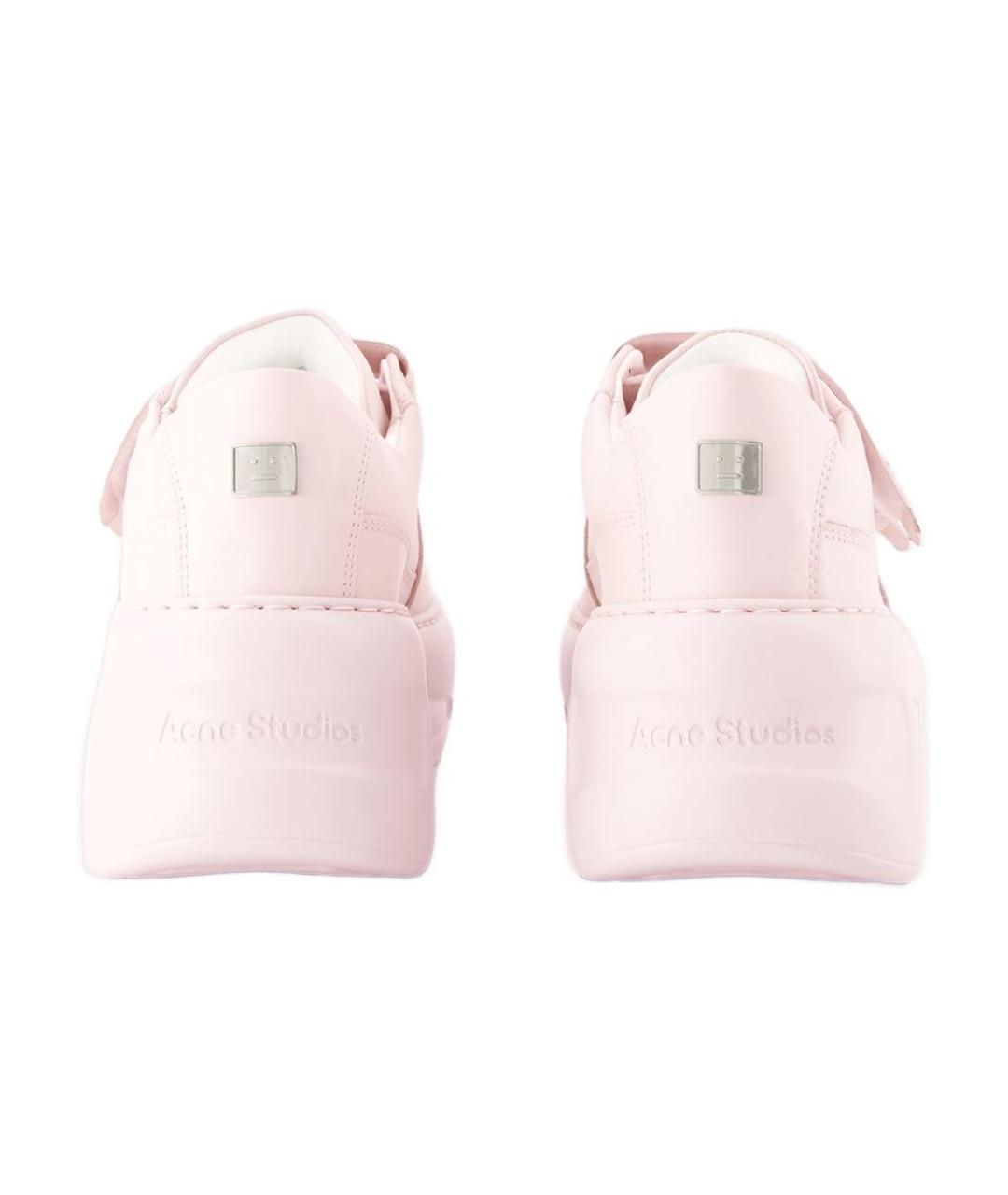 ACNE STUDIOS Розовые синтетические кроссовки, фото 3