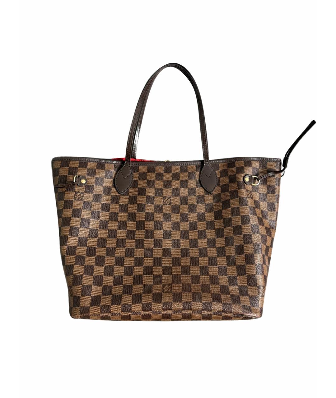 LOUIS VUITTON Коричневая сумка тоут, фото 1
