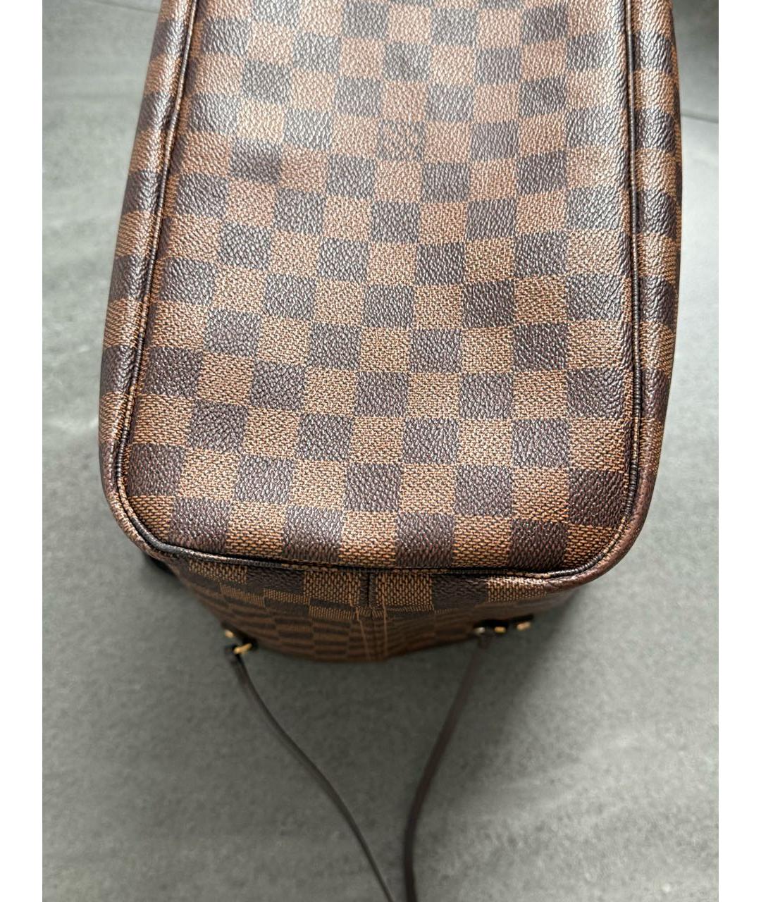 LOUIS VUITTON Коричневая сумка тоут, фото 7