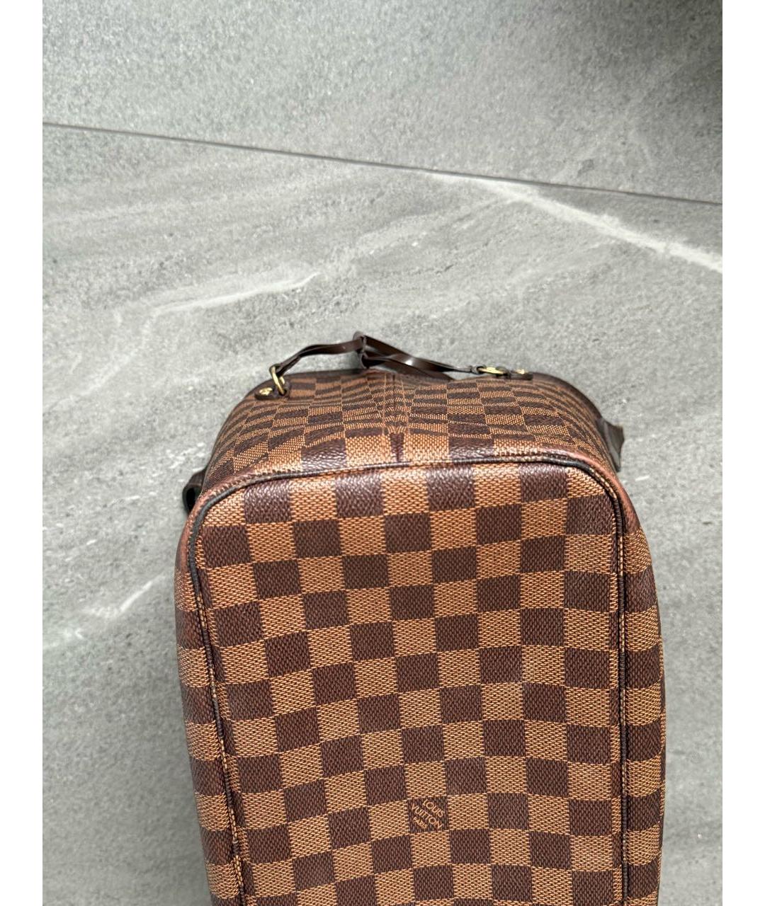 LOUIS VUITTON Коричневая сумка тоут, фото 6